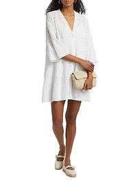 Frida Tiered Cotton Shift Dress