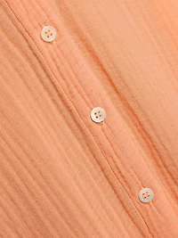 Davana Cotton Button-Front Midi-Dress