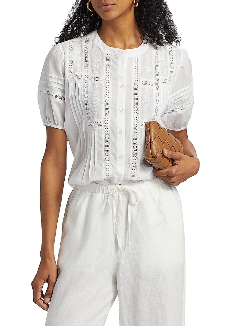 Claudia Eyelet Shirt