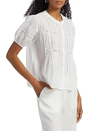 Claudia Eyelet Shirt