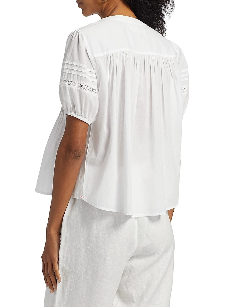 Claudia Eyelet Shirt