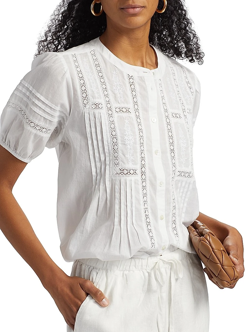 Claudia Eyelet Shirt