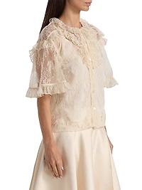 Kyra Ruffled Lace Top