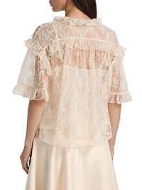 Kyra Ruffled Lace Top