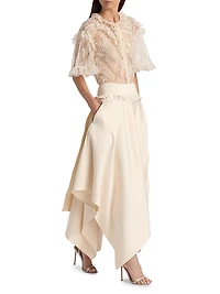 Kyra Ruffled Lace Top