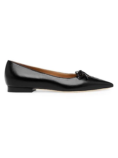 Hedy Leather Flat Pumps