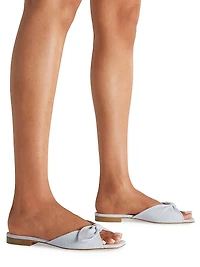 Vargas Linen Flat Sandals