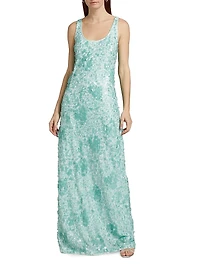 Bex Paillette Tank Maxi Dress