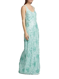 Bex Paillette Tank Maxi Dress