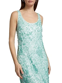 Bex Paillette Tank Maxi Dress