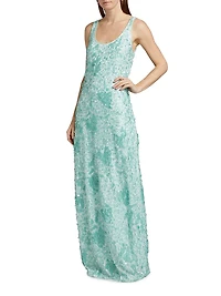 Bex Paillette Tank Maxi Dress