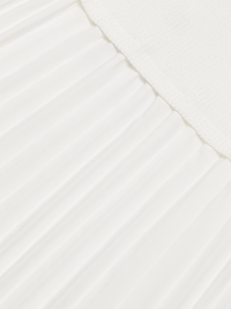 Stella Pleated Midi-Skirt