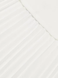 Stella Pleated Midi-Skirt