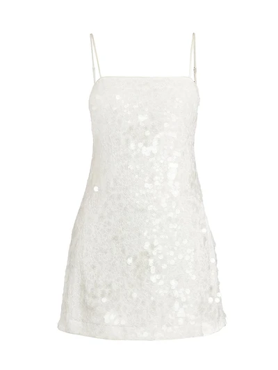 Lollie Sequined A-Line Minidress
