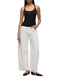 Harness Rib-Knit Racerback Tank