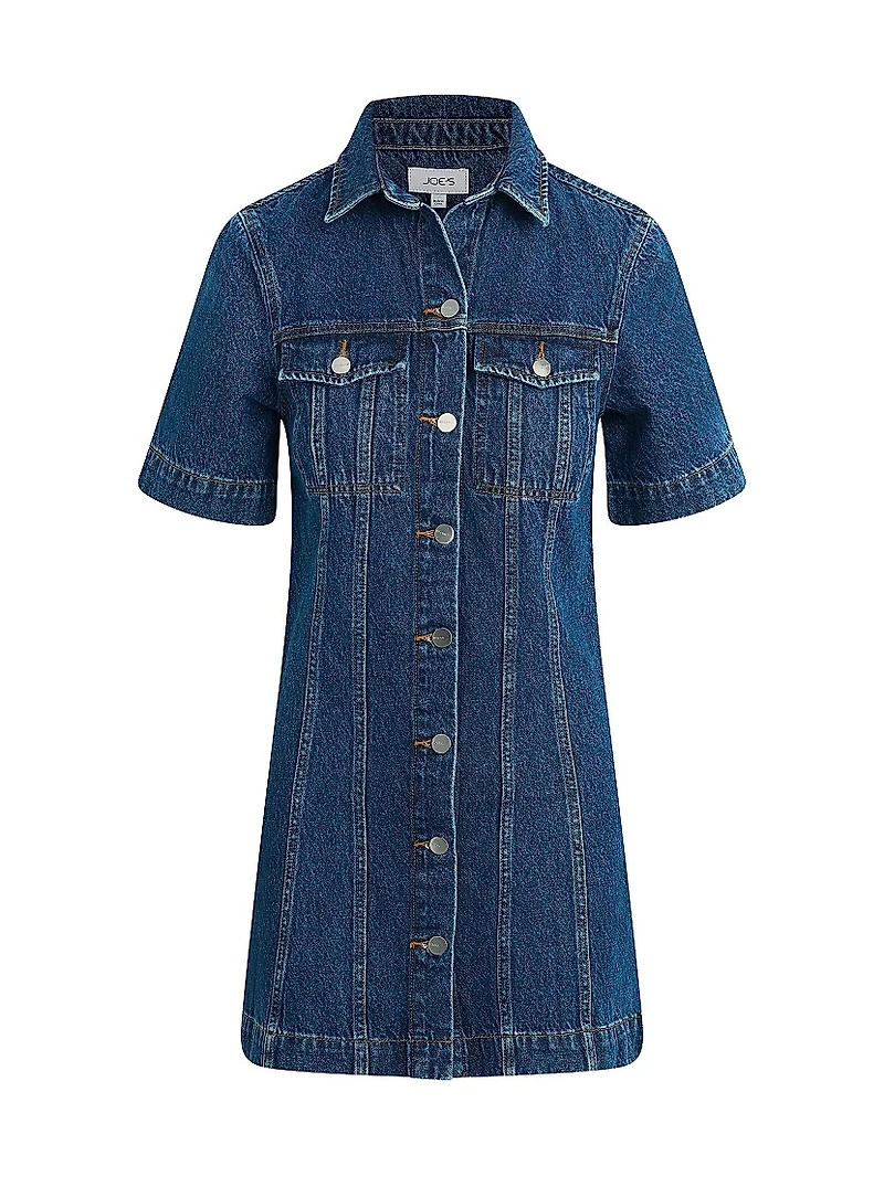 The Denim Tucker Shift Dress