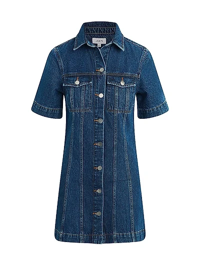The Denim Tucker Shift Dress
