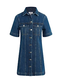 The Denim Tucker Shift Dress