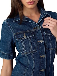 The Denim Tucker Shift Dress