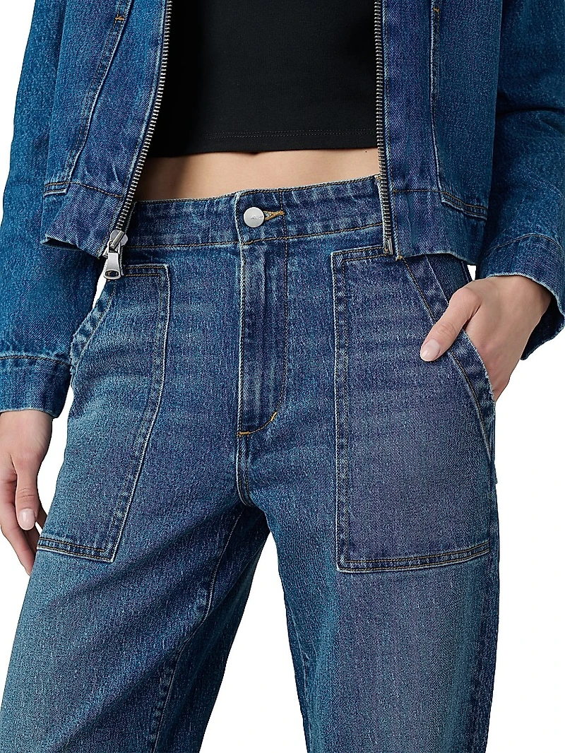 Karter High-Rise Utility Jeans