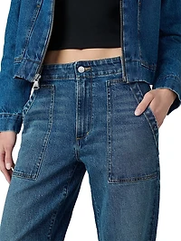Karter High-Rise Utility Jeans