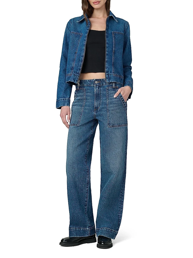 Karter High-Rise Utility Jeans