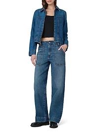 Karter High-Rise Utility Jeans