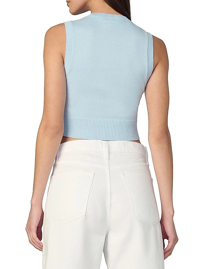 The Laurel Shrunken Sweater Vest