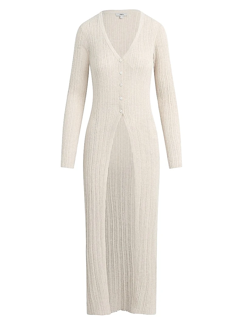 The Ira Linen-Blend Knit Duster Cardigan