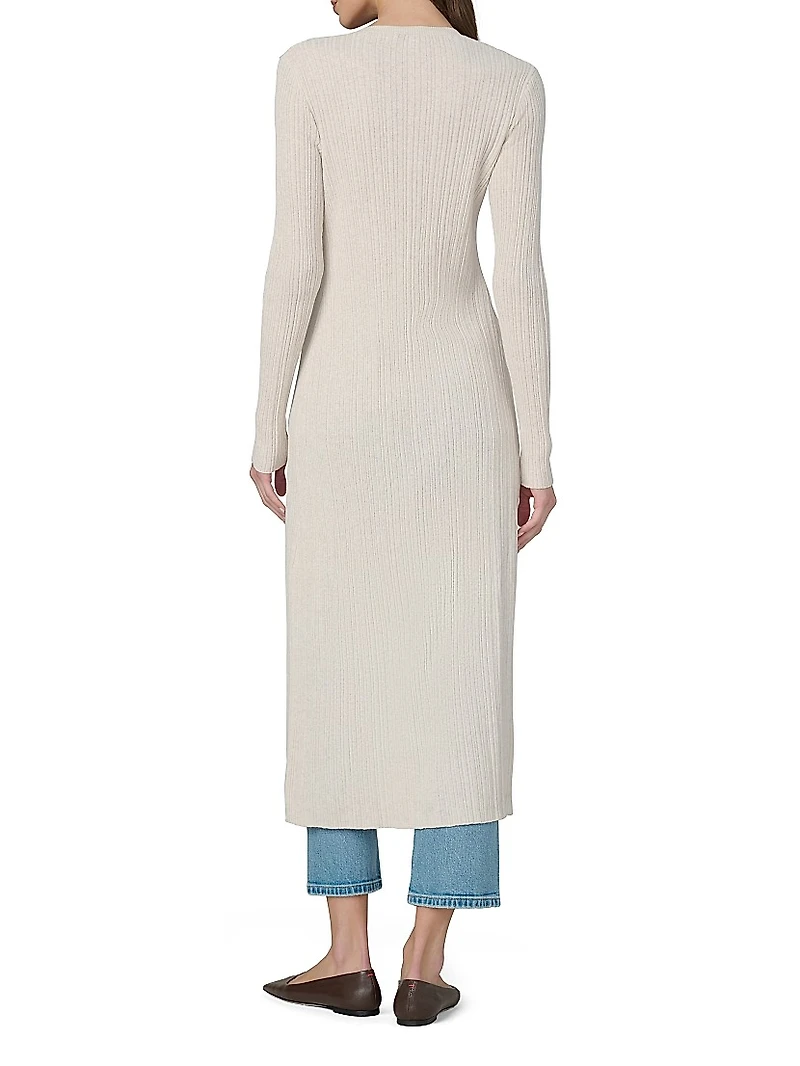 The Ira Linen-Blend Knit Duster Cardigan