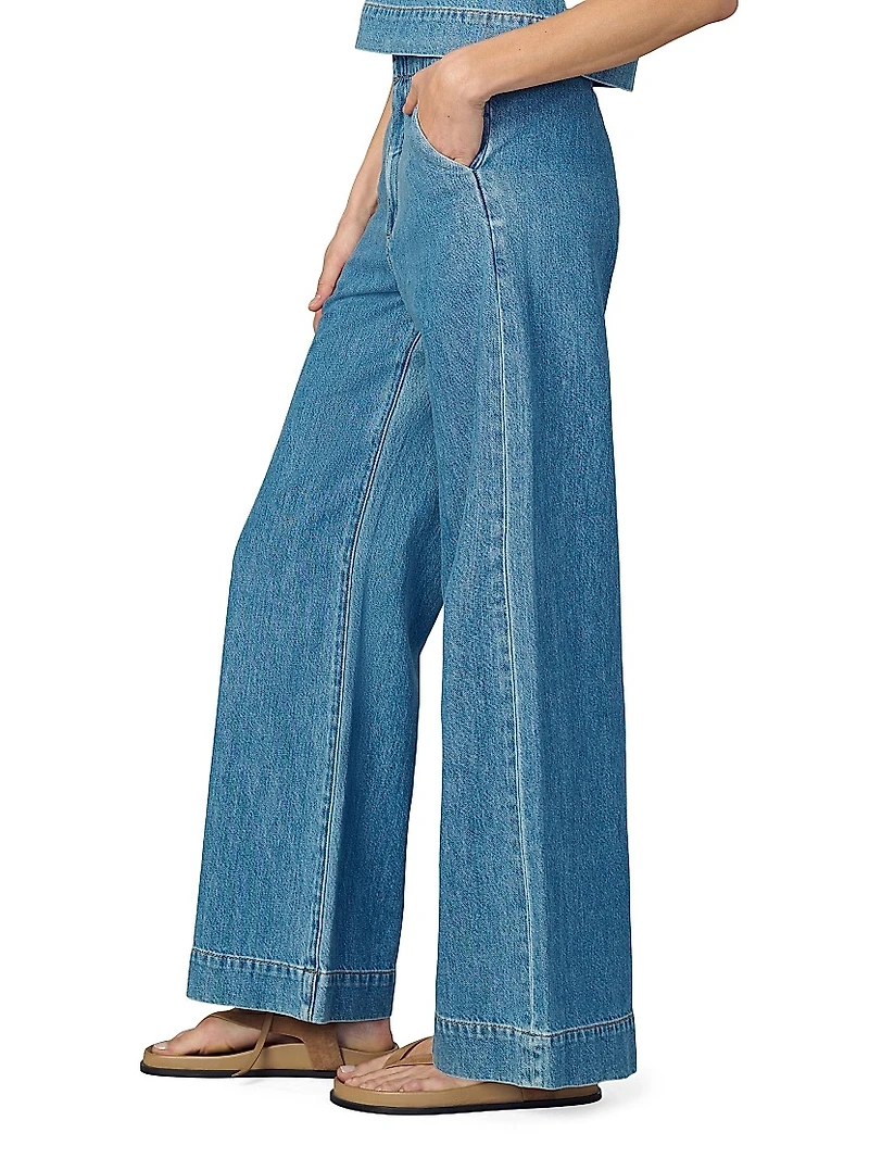 The Clean Denim Trousers