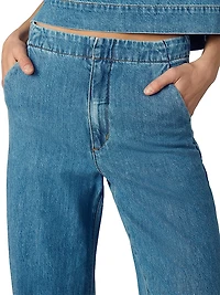 The Clean Denim Trousers