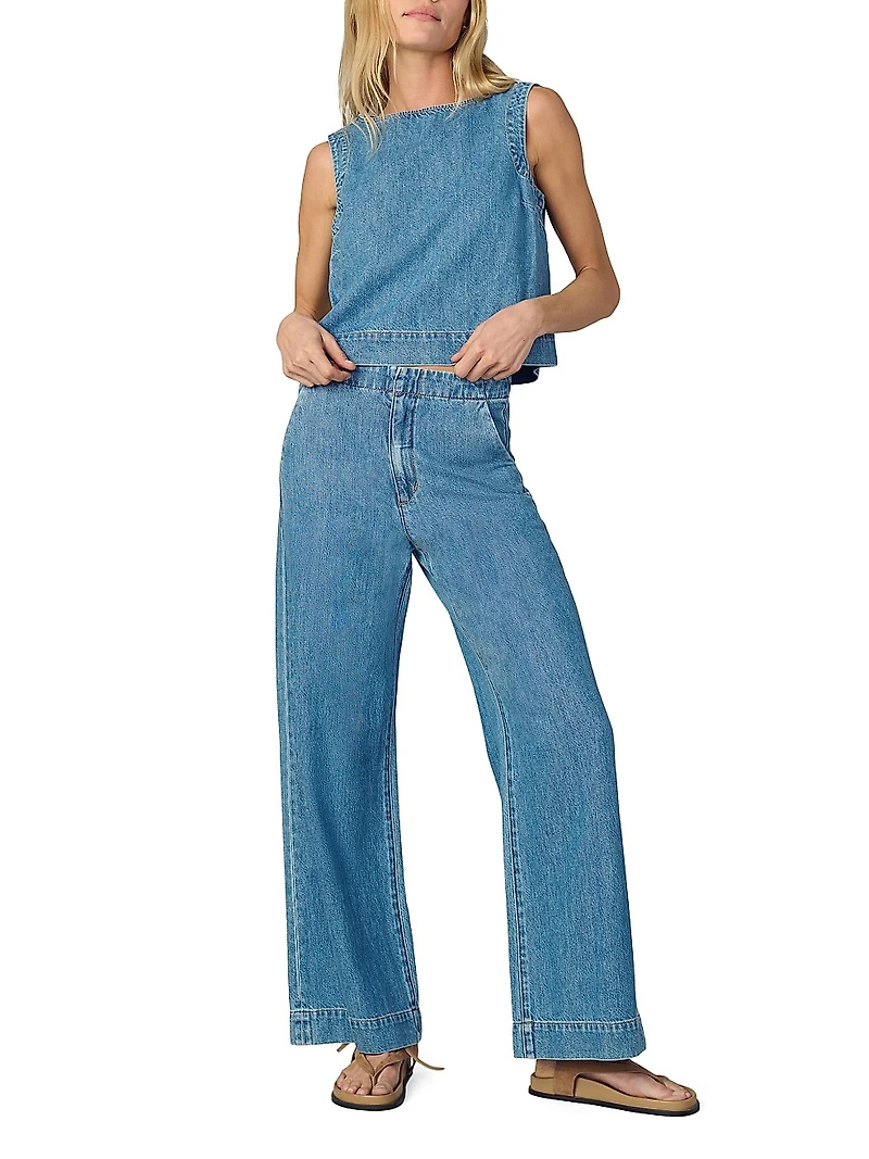 The Clean Denim Trousers