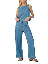 The Clean Denim Trousers