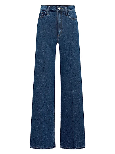 The Mia High-Rise Wide-Leg Ankle Jeans