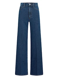 The Mia High-Rise Wide-Leg Ankle Jeans