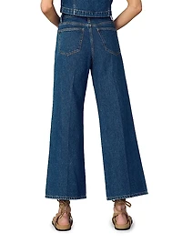 The Mia High-Rise Wide-Leg Ankle Jeans