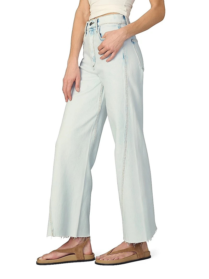 The Twisted Mia Wide-Leg Ankle Jeans