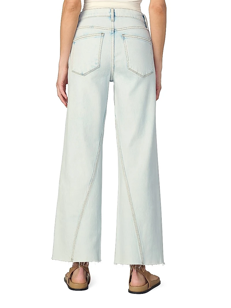 The Twisted Mia Wide-Leg Ankle Jeans