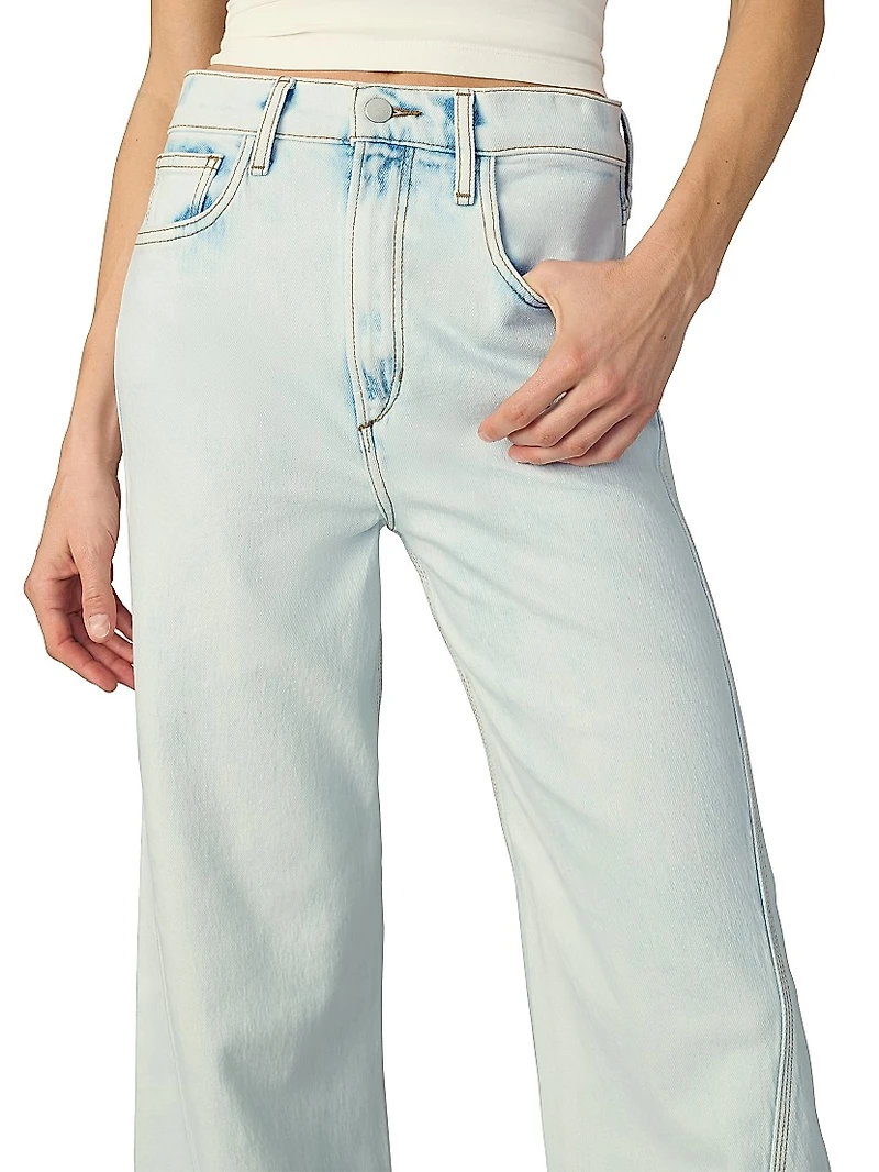 The Twisted Mia Wide-Leg Ankle Jeans