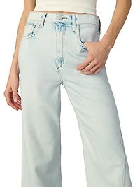 The Twisted Mia Wide-Leg Ankle Jeans
