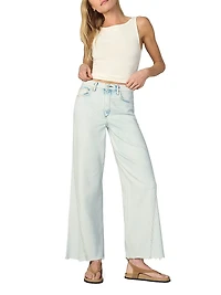 The Twisted Mia Wide-Leg Ankle Jeans