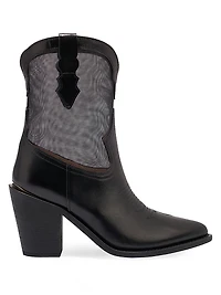 90MM Sue Mesh Booties