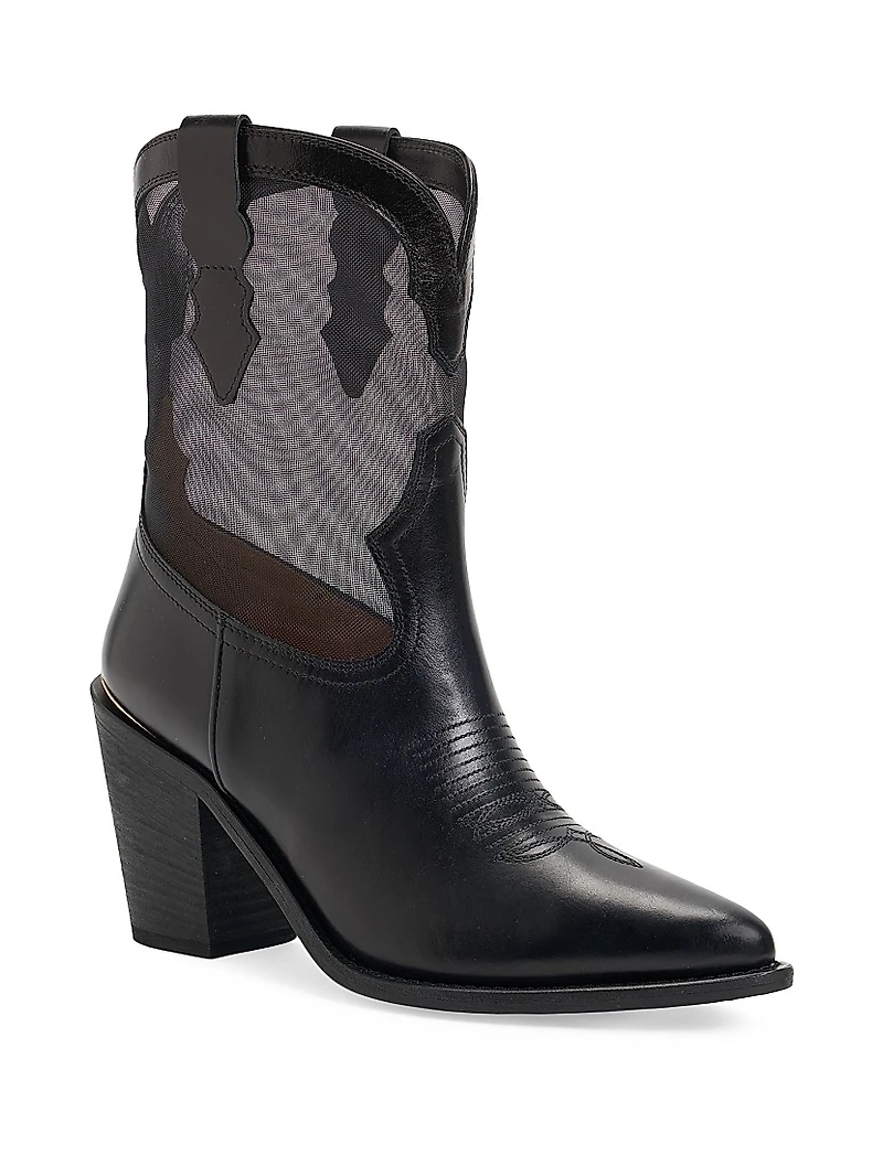 90MM Sue Mesh Booties