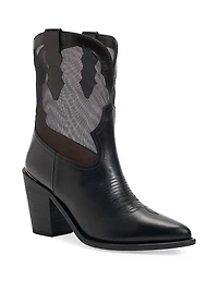 90MM Sue Mesh Booties