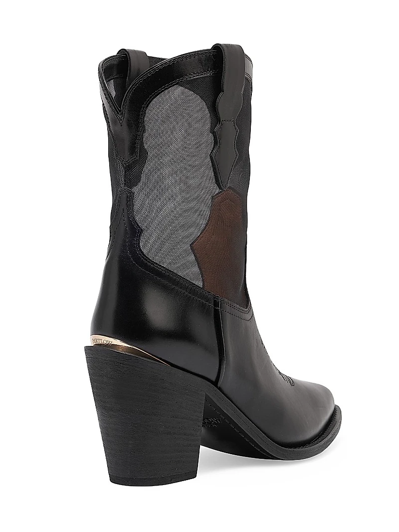 90MM Sue Mesh Booties