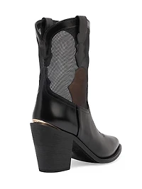 90MM Sue Mesh Booties