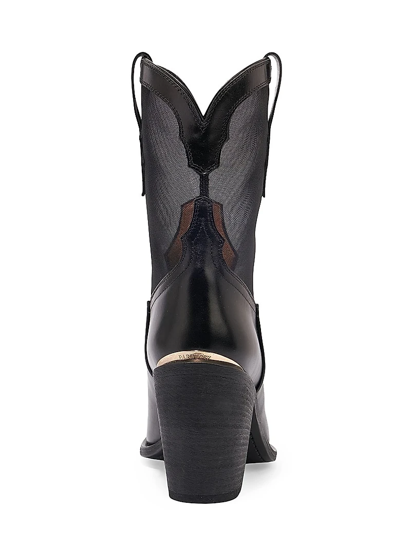 90MM Sue Mesh Booties