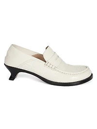 45MM Croc-Embossed Leather Pumps
