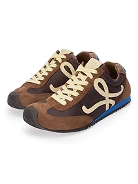 Ballet Runner 2.0 Suede & Mesh Low-Top Sneakers